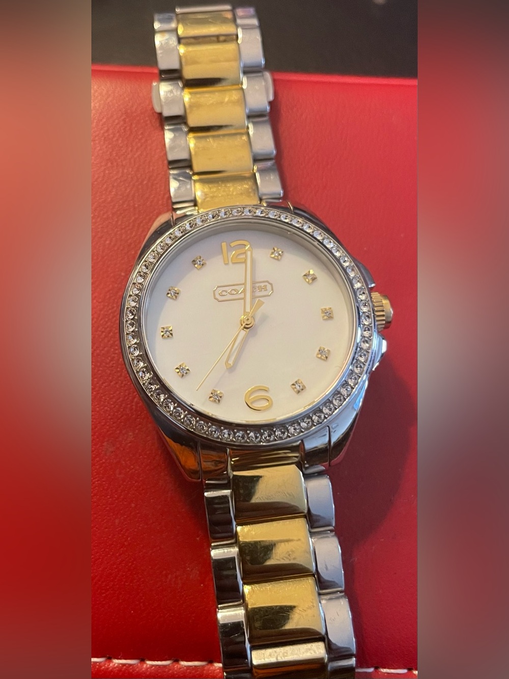 Coach Two-Tone Gold and Silver Women's Watch